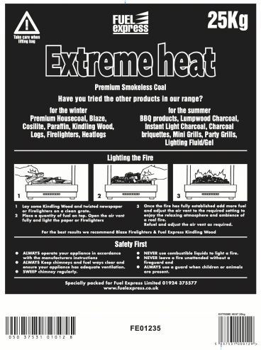 Extreme Heat 25kg (Back)