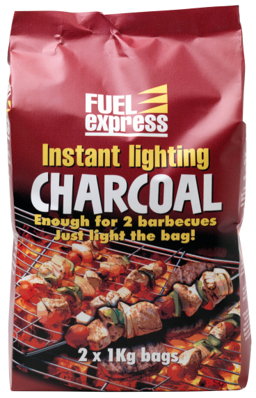 2 x 1kg instant charcoal